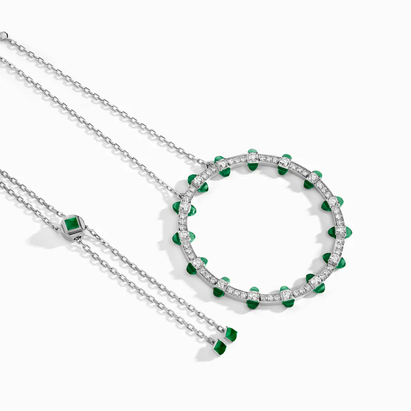 Tip-Top Diamond Halo Necklace