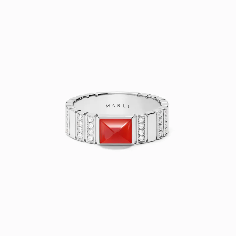 Cleo 2 Link Diamond Ring