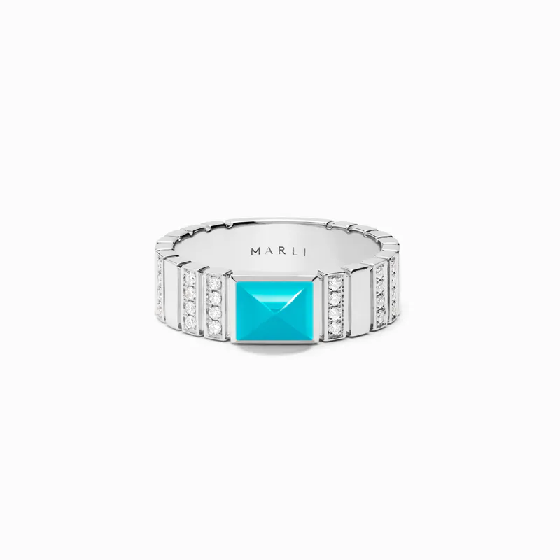 Cleo 2 Link Diamond Ring