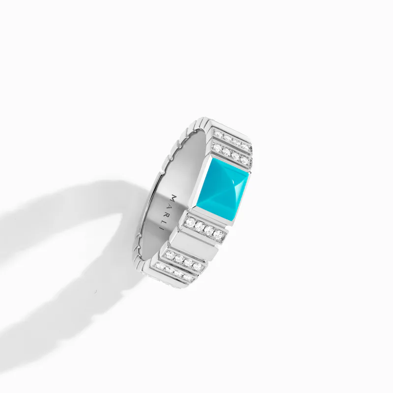 Cleo 2 Link Diamond Ring