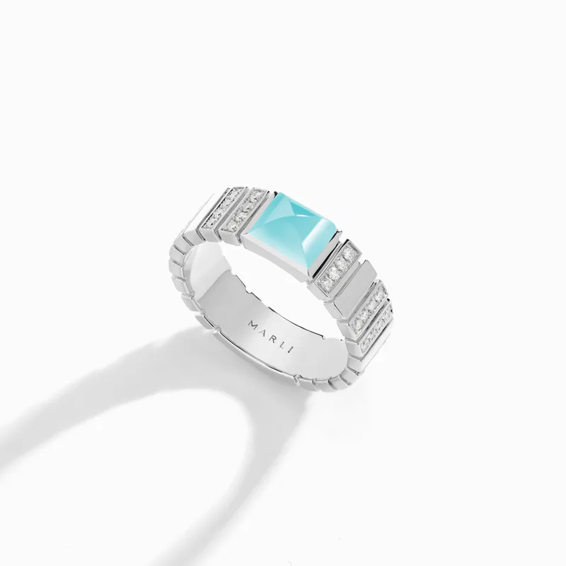 Cleo 2 Link Diamond Ring