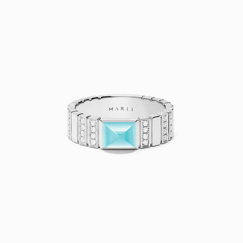 Cleo 2 Link Diamond Ring