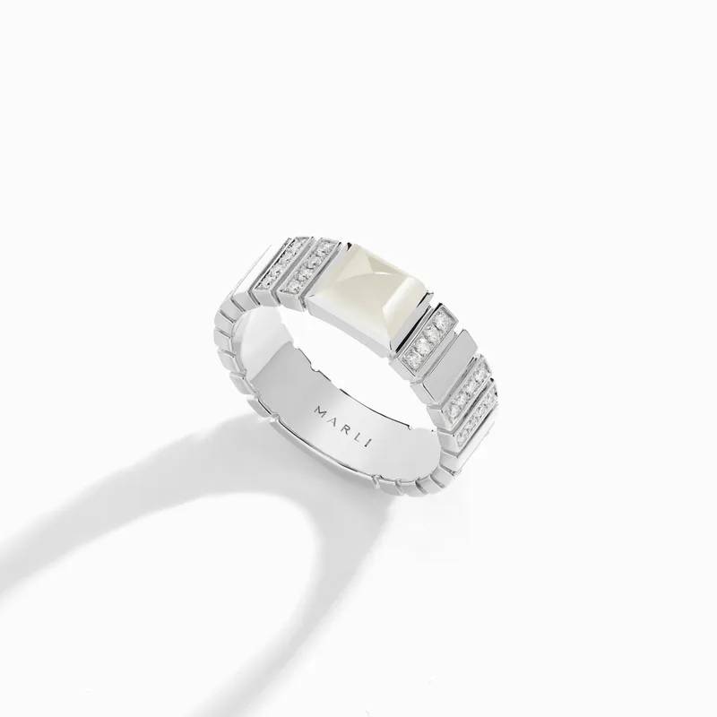 Cleo 2 Link Diamond Ring