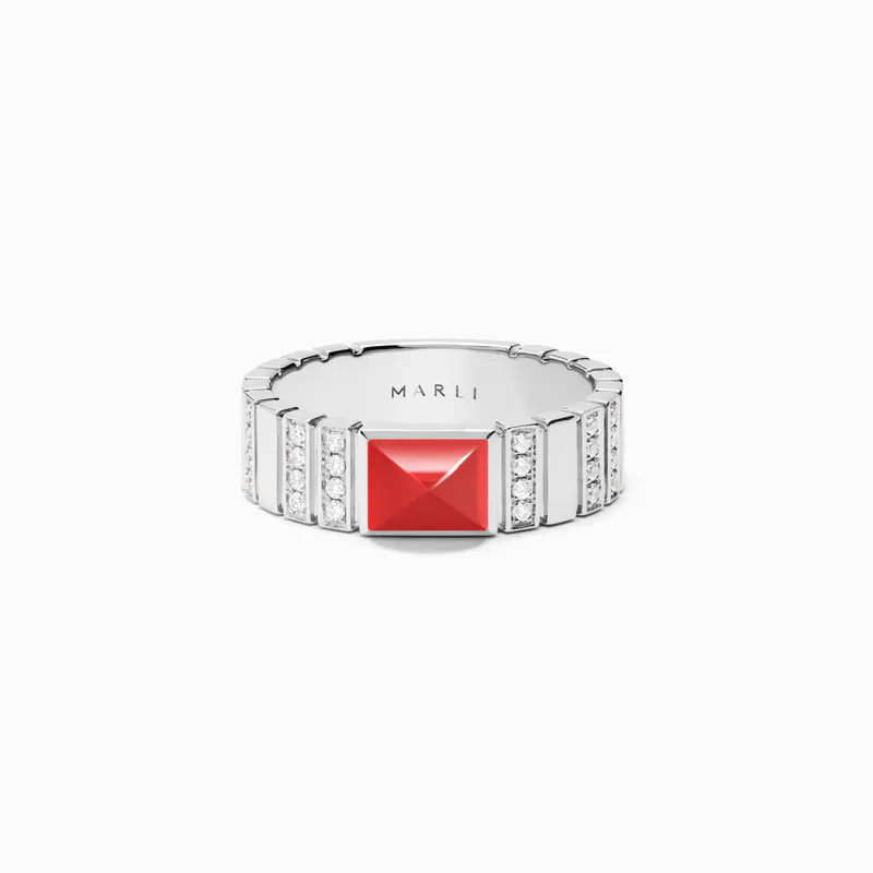 Cleo 2 Link Diamond Ring
