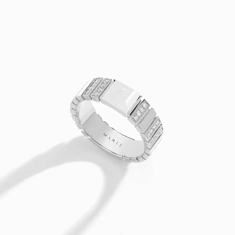 Cleo 2 Link Diamond Ring