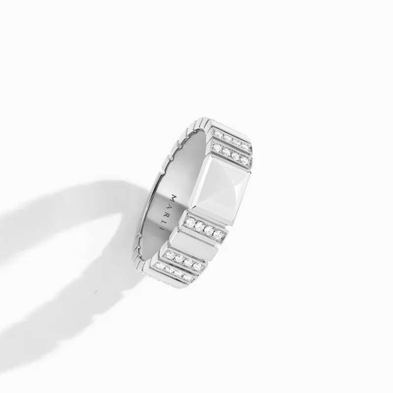 Cleo 2 Link Diamond Ring