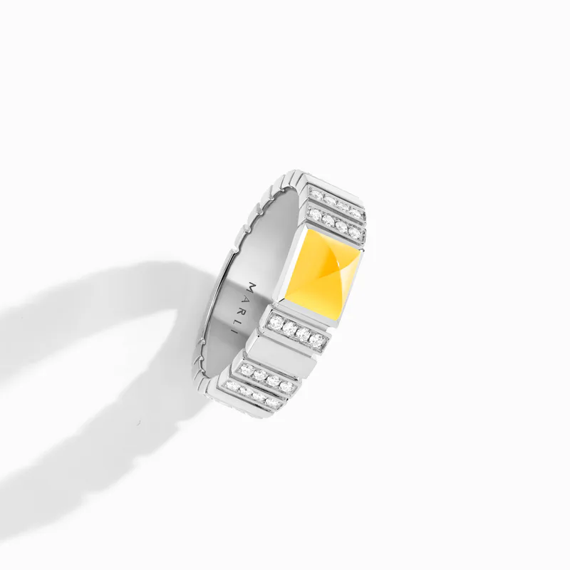 Cleo 2 Link Diamond Ring