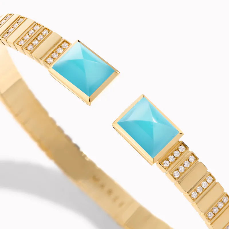 Cleo 2 Link Diamond Slip-On Bracelet