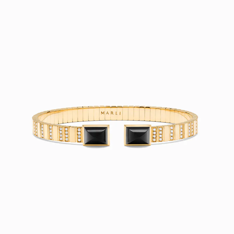 Cleo 2 Link Diamond Slip-On Bracelet