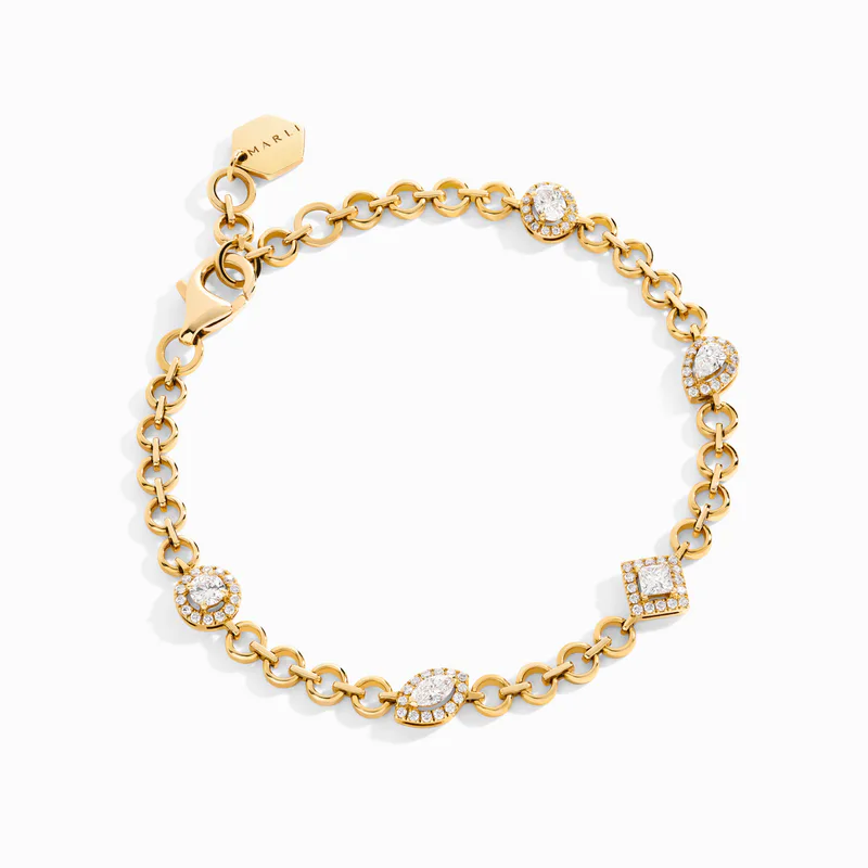 Rock Charm Chain Bracelet