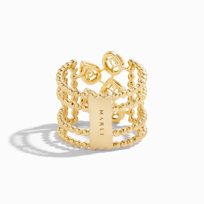 Rock Multi-Strand Ring