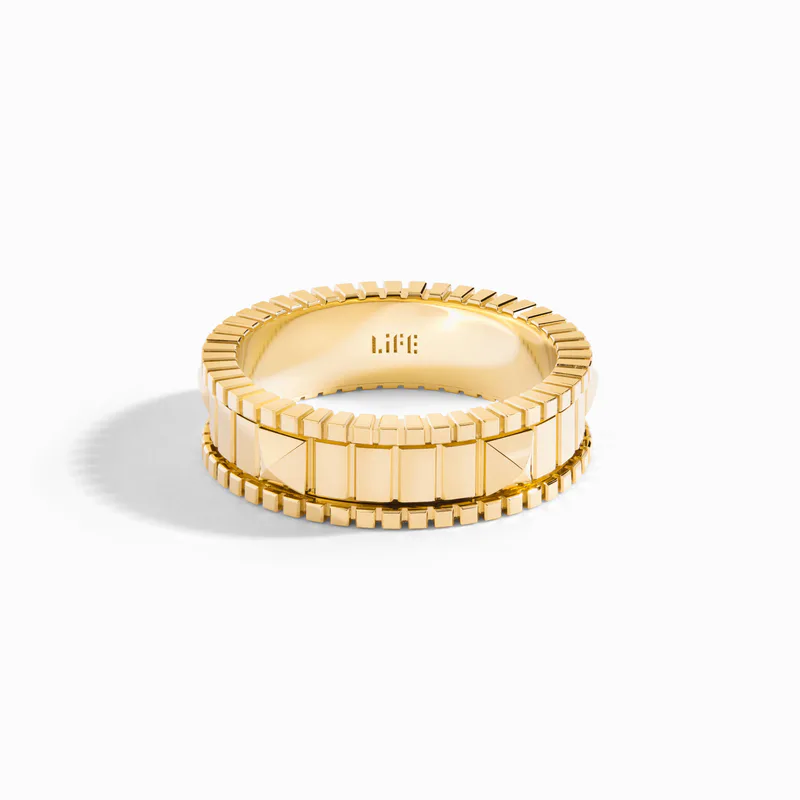 LIFE Gold Spinning Ring