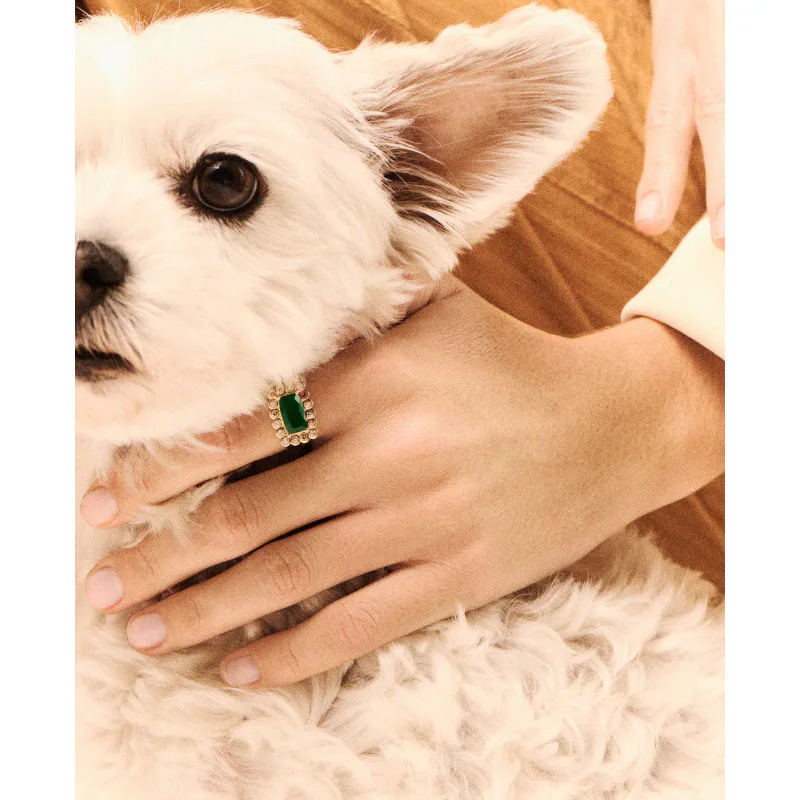 ROBIN N°2 GREEN CHALCEDONY