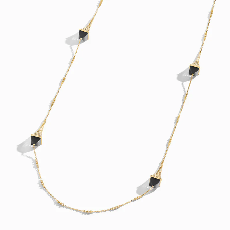 Cleo Rev Diamond Long Chain Necklace