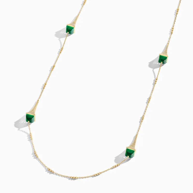 Cleo Rev Diamond Long Chain Necklace