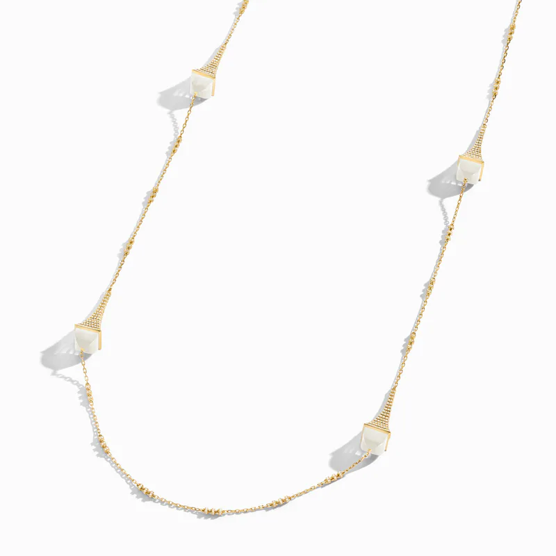 Cleo Rev Diamond Long Chain Necklace