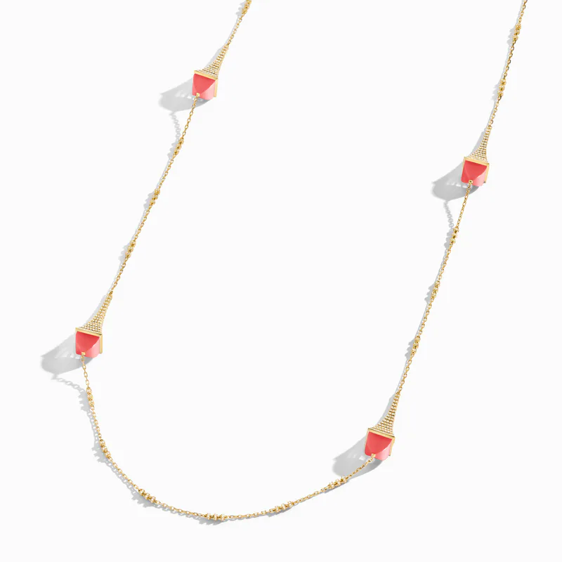 Cleo Rev Diamond Long Chain Necklace