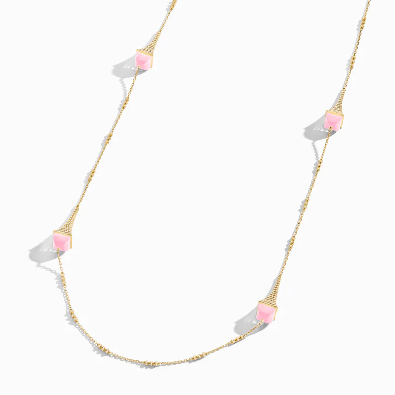 Cleo Rev Diamond Long Chain Necklace