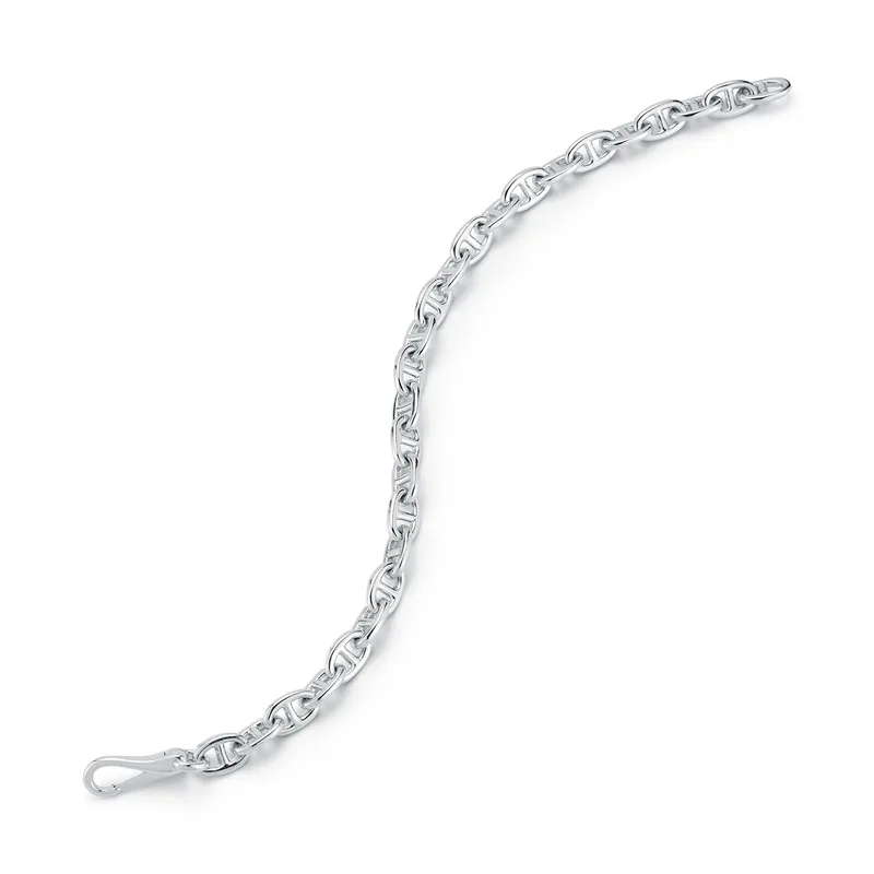 Small Anchor Link Chain Bracelet
