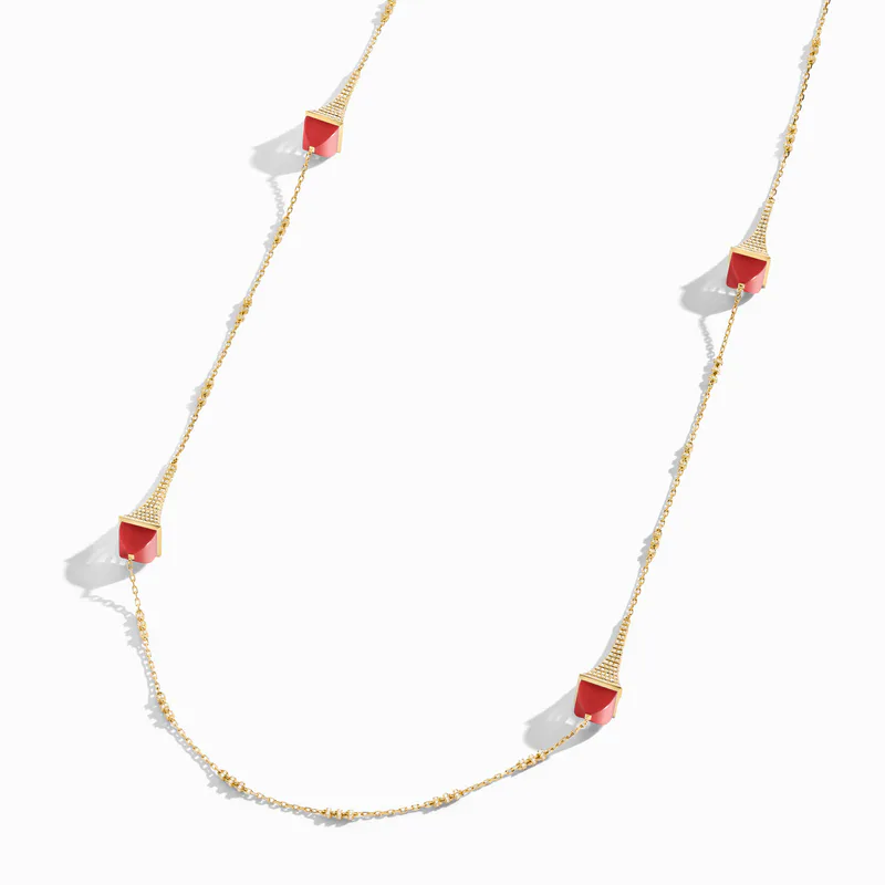 Cleo Rev Diamond Long Chain Necklace