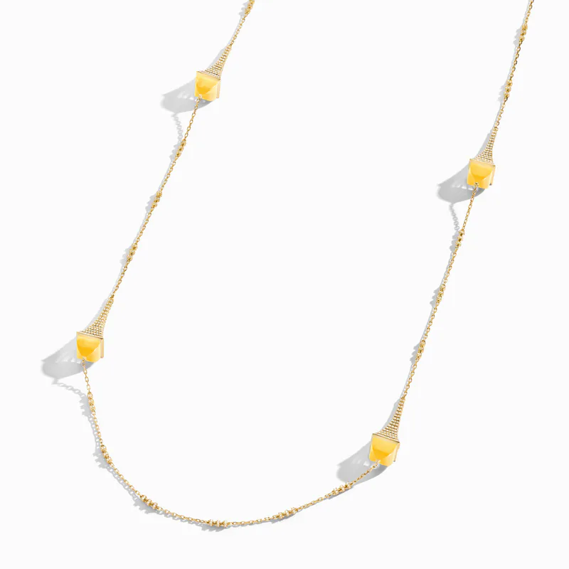 Cleo Rev Diamond Long Chain Necklace