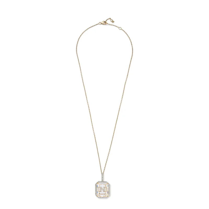 N - Secret Initial Necklace