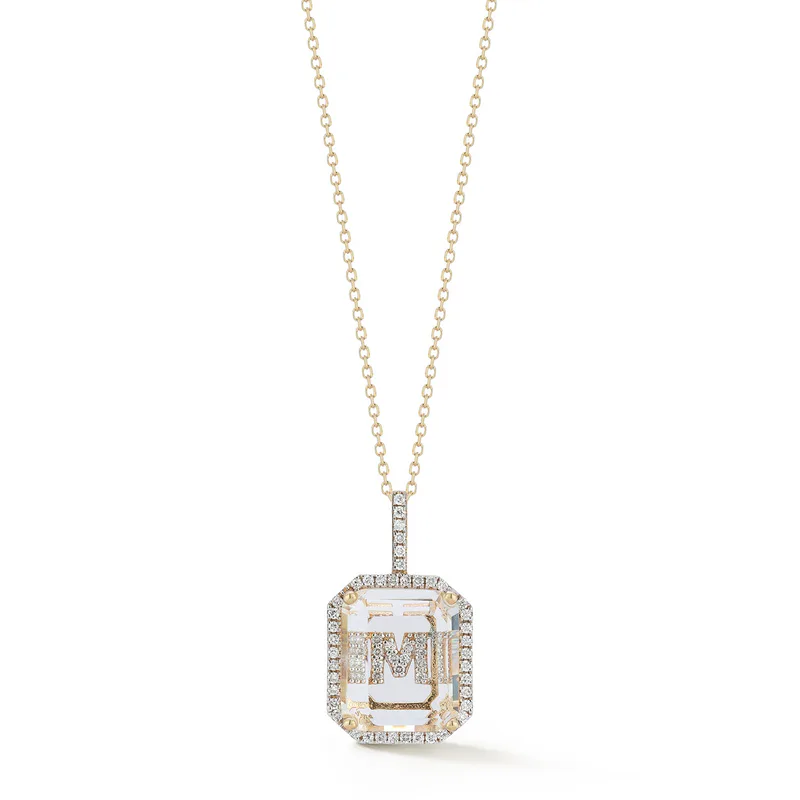 M - Secret Initial Necklace