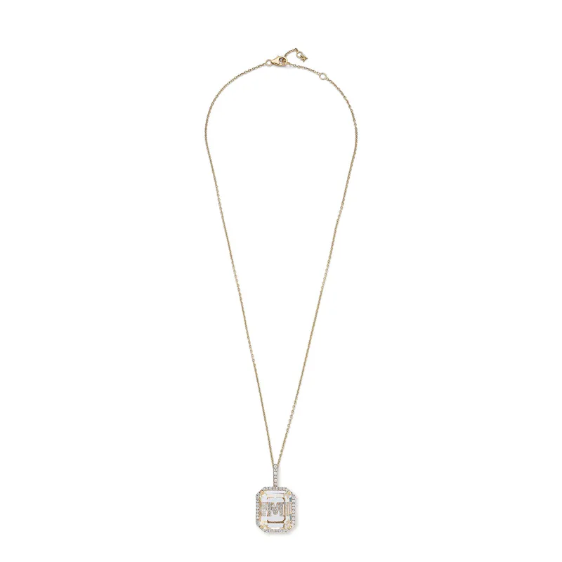 M - Secret Initial Necklace