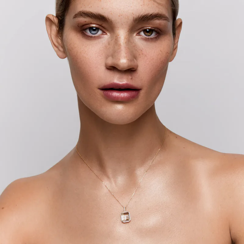D - Secret Initial Necklace
