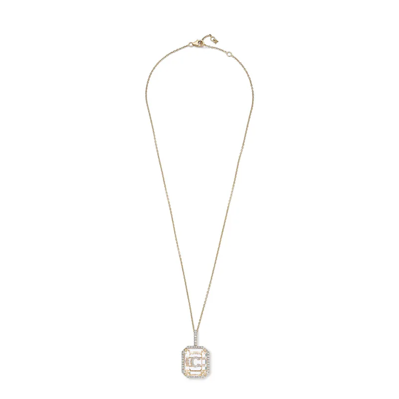 C - Secret Initial Necklace