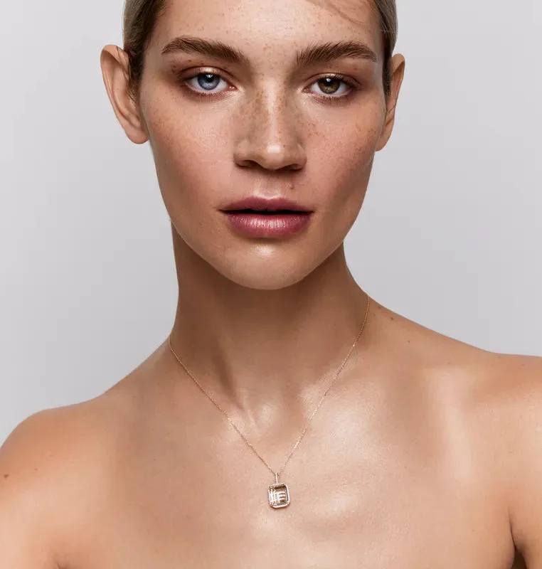 B - Secret Initial Necklace