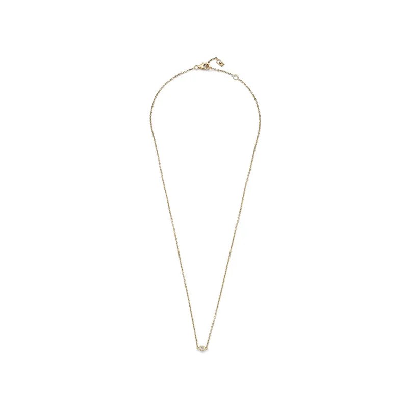 14kt Diamond Dot Necklace