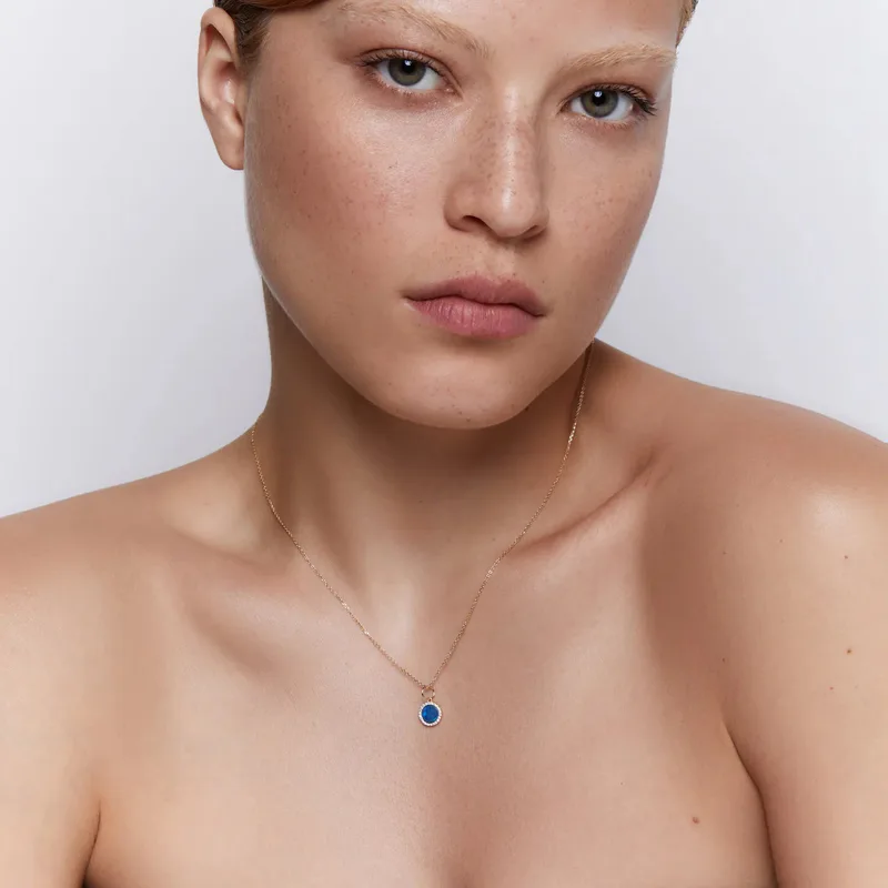14kt Opal and Diamond Necklace