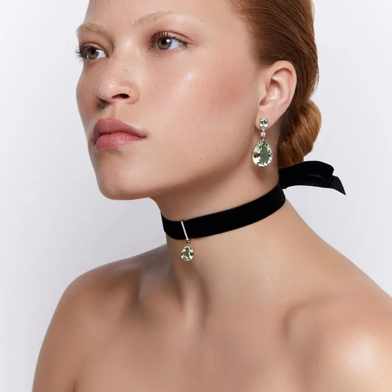 14kt Green Amethyst Sophia Earrings