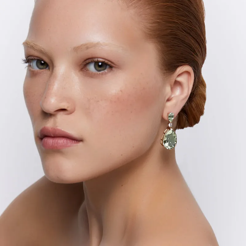 14kt Green Amethyst Sophia Earrings