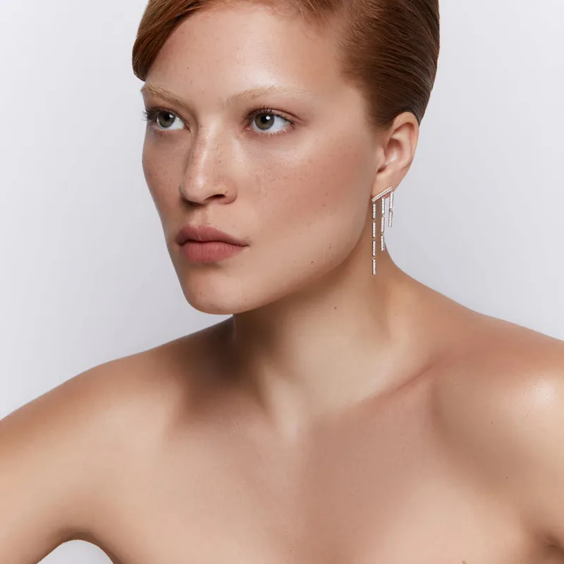 14kt La Barre Fringe Earrings
