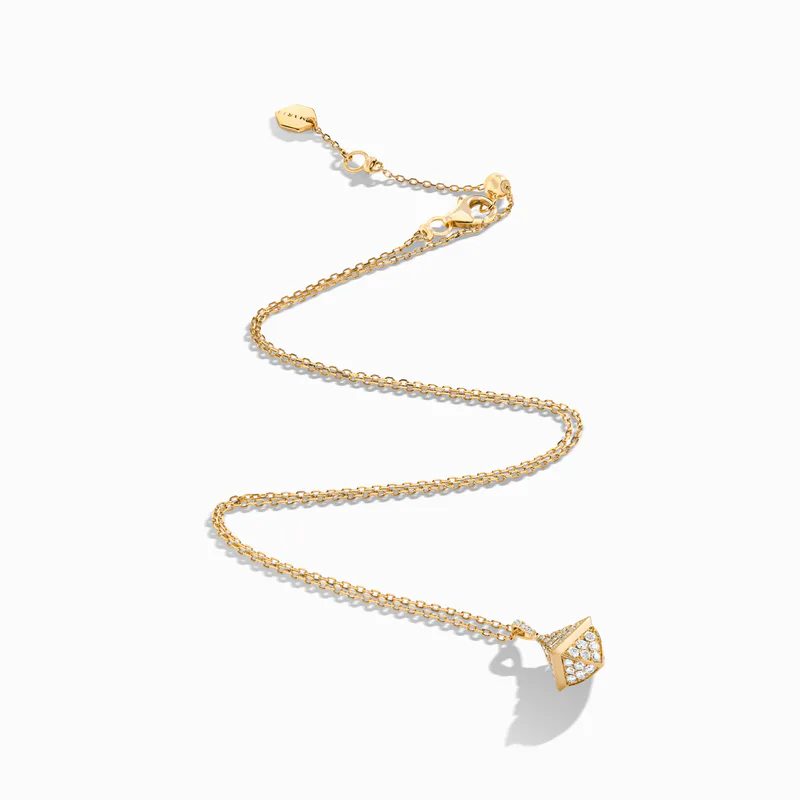 Cleo Rev Mini Full Diamond Pendant