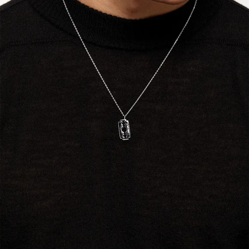 Razor Blade Necklace