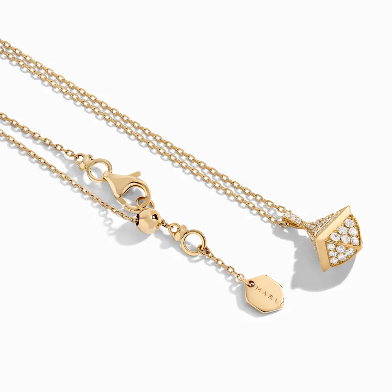 Cleo Rev Mini Full Diamond Pendant