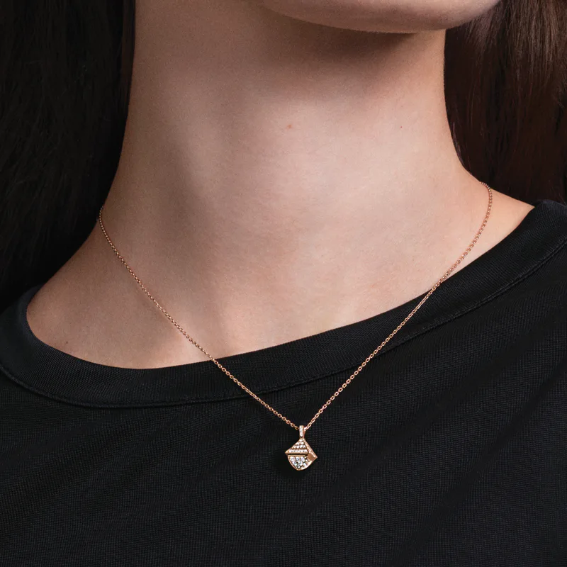 Cleo Rev Mini Full Diamond Pendant