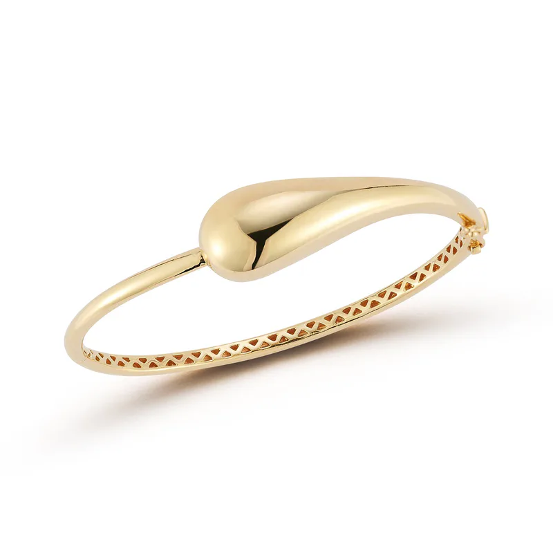 14kt Gold Water Droplet Bracelet
