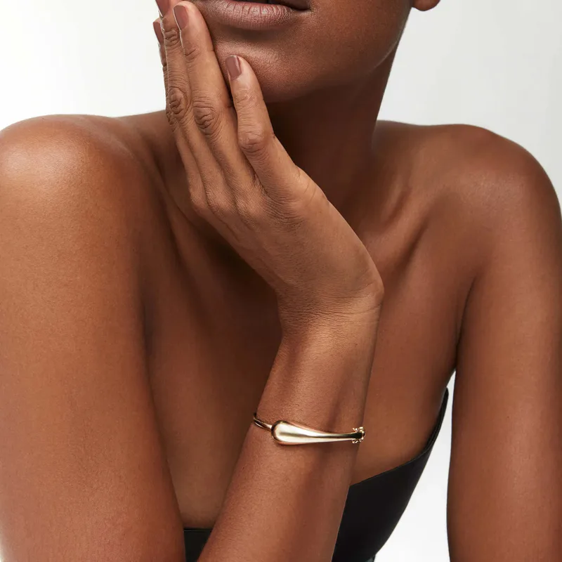 14kt Gold Water Droplet Bracelet