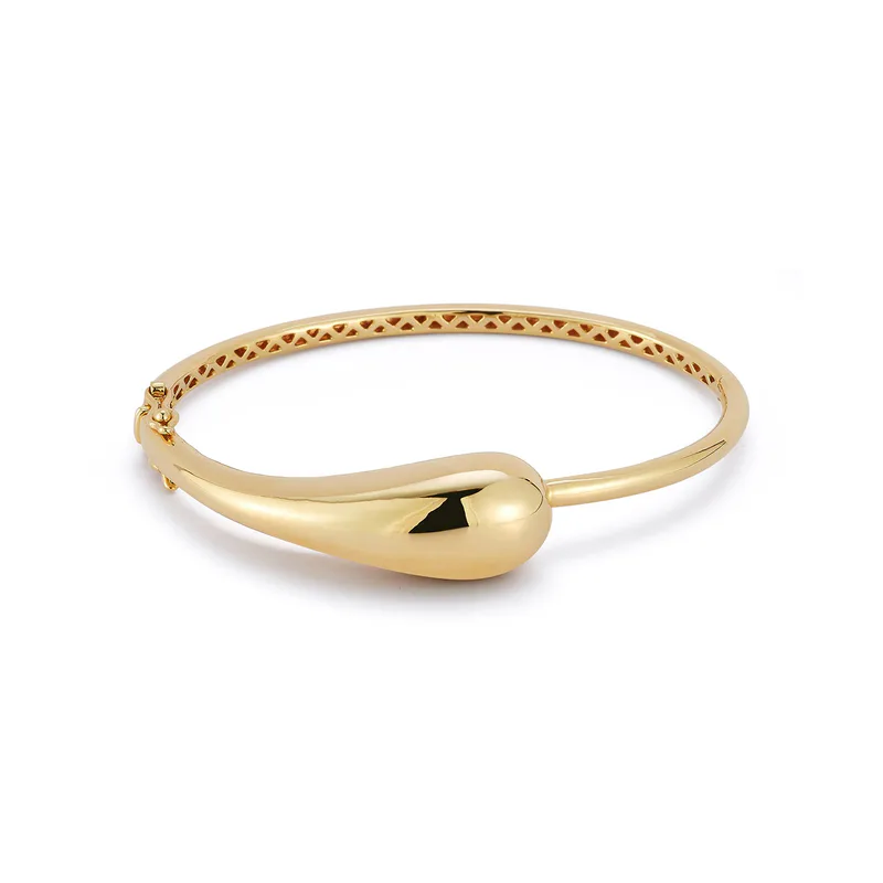 14kt Gold Water Droplet Bracelet