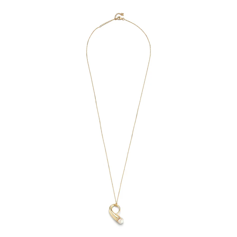 14kt Pearl Cornucopia Necklace