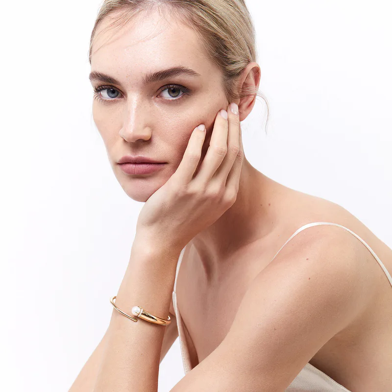 14kt Pearl Cornucopia Bracelet