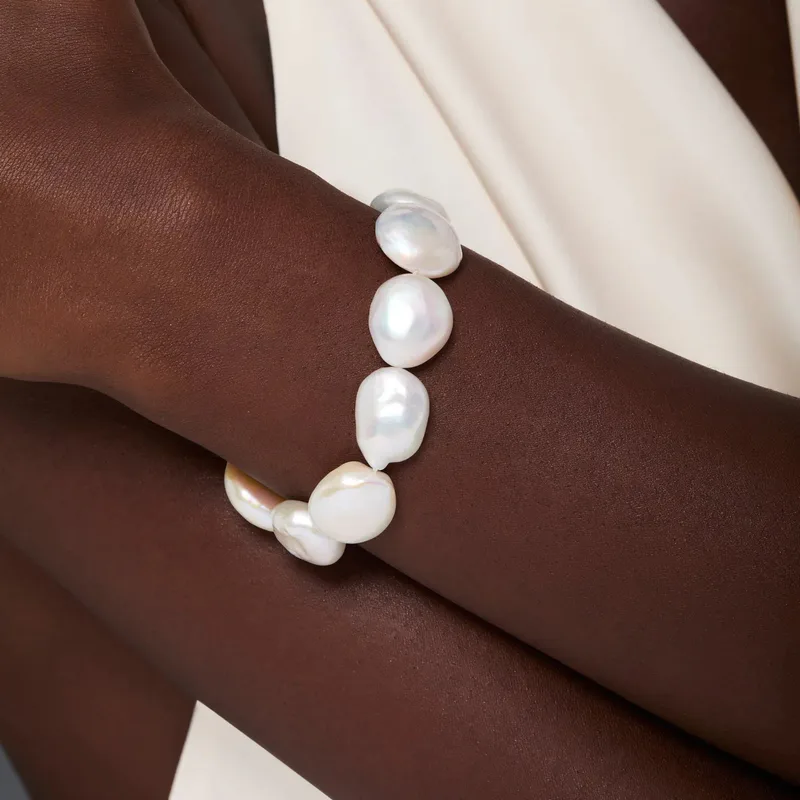 14kt Baroque Pearl Bracelet