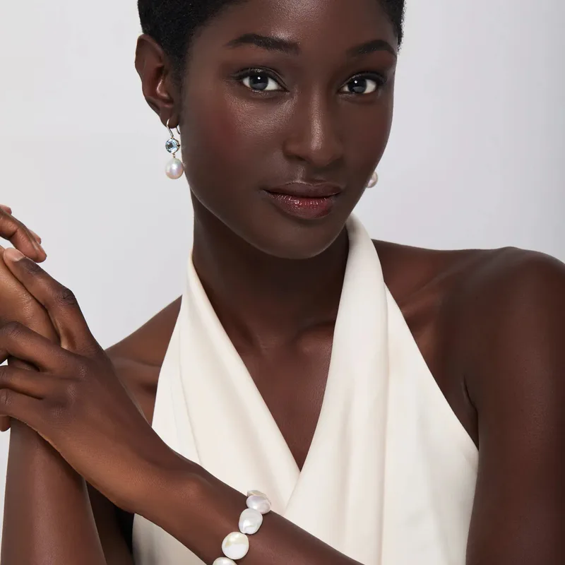 14kt Baroque Pearl Bracelet