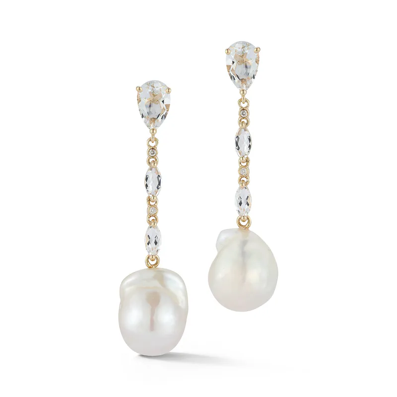 14kt Baroque Pearl Dusters