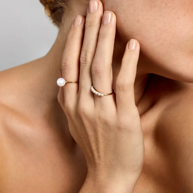 Trio Pearl Studs