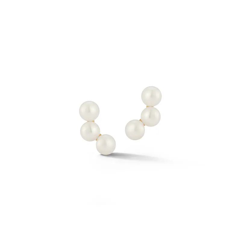 Trio Pearl Studs